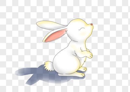 中秋节兔子小白兔卡通高清图片