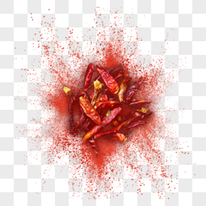 辣椒碎片红色碎片高清图片