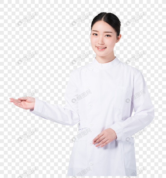 亲和女护士微笑形象展示图片