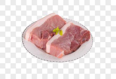 猪后臀尖肉料鲜猪肉高清图片