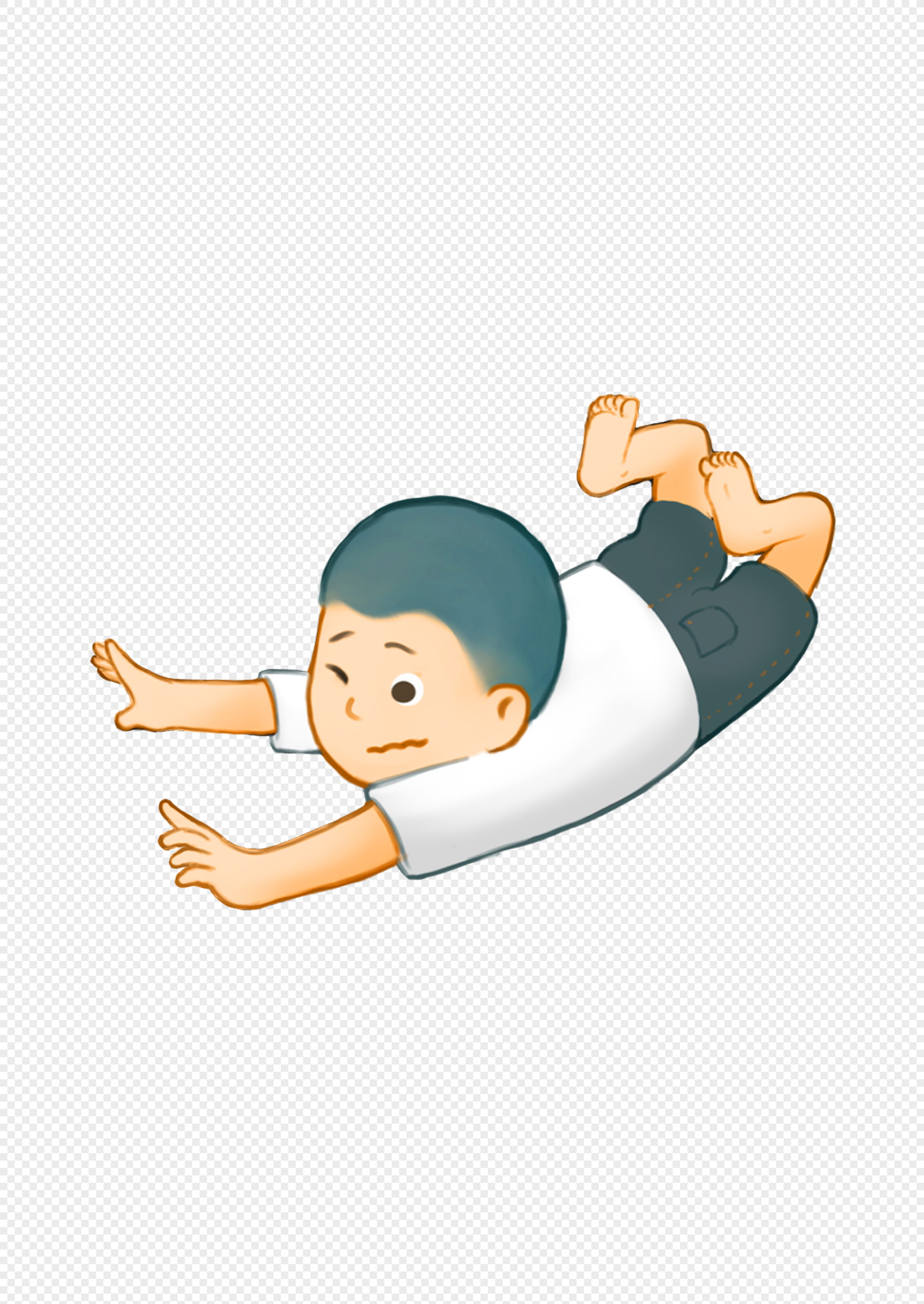 The Boy Who Fell Down, Boy Child, Boy Cartoon, Boy Falling PNG Free ...