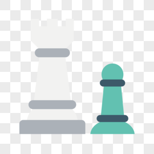 国际象棋填色图标高清图片