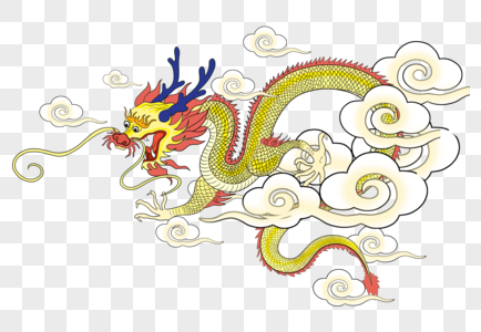 龙中国龙神龙纹身高清图片