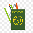 护照元素图片