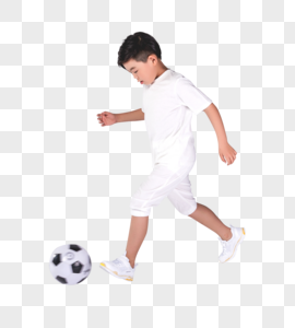 男孩子踢足球高清图片