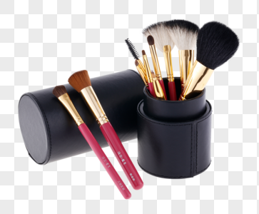 化妆笔刷化妆工具特写高清图片