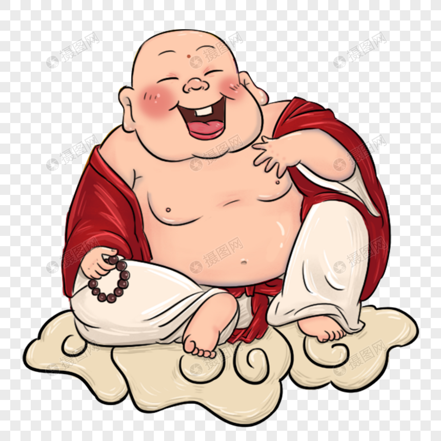 弥勒佛元素素材下载-正版素材400314319-摄图网