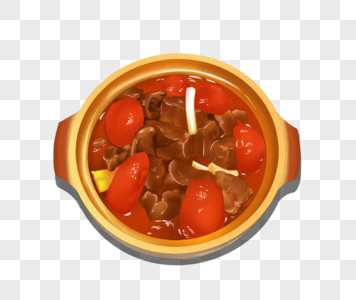 美食番茄牛腩煲图片