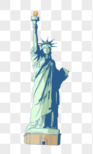 自由女神像美国旅游景点高清图片