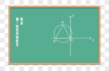 教学黑板元素数学课图片素材