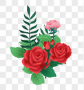 玫瑰花装饰图片