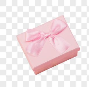 粉色背景上的粉色礼物盒图片