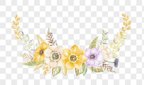 花朵装饰边框图片