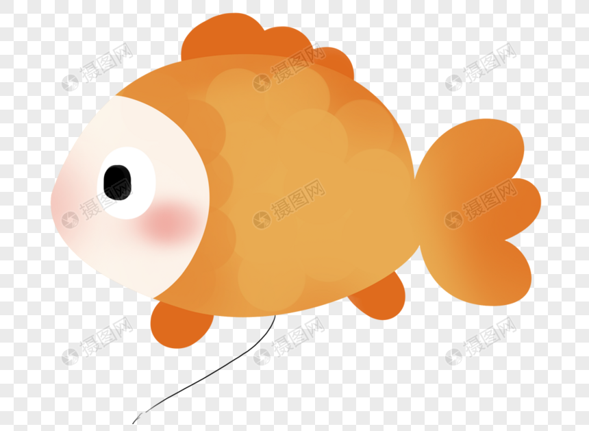 小鱼气球图片