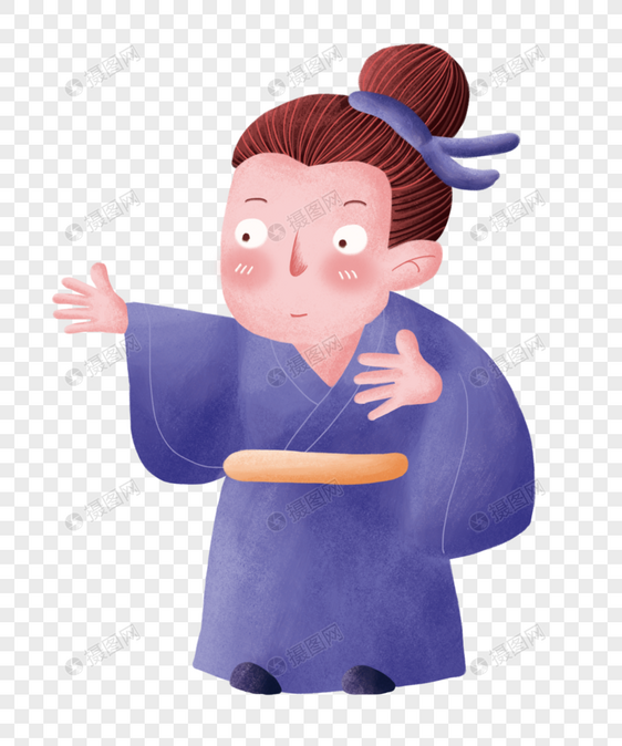 古代人物插画