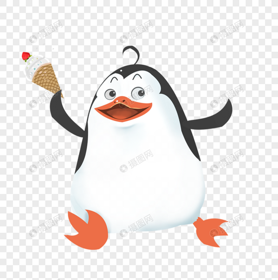 企鹅冰激凌图片