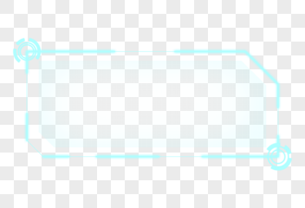 现代科技渐变发光边框高清图片