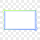 发光现代几何科技边框图片