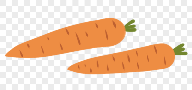 胡萝卜蔬菜菜插画高清图片