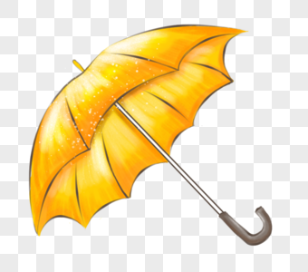 黄色雨伞黄色的伞高清图片