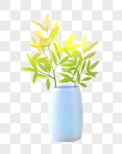 植物花瓶图片