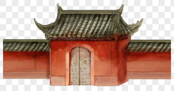 中国风水墨房屋建筑高清图片