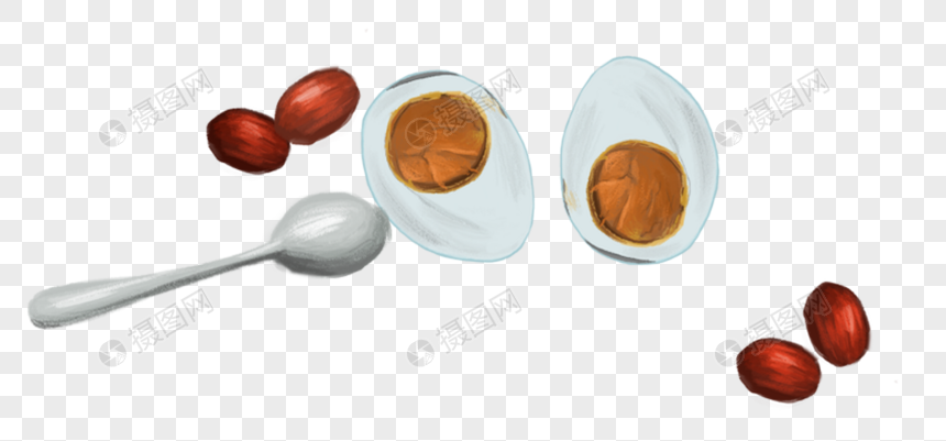 鸡蛋红枣勺子图片