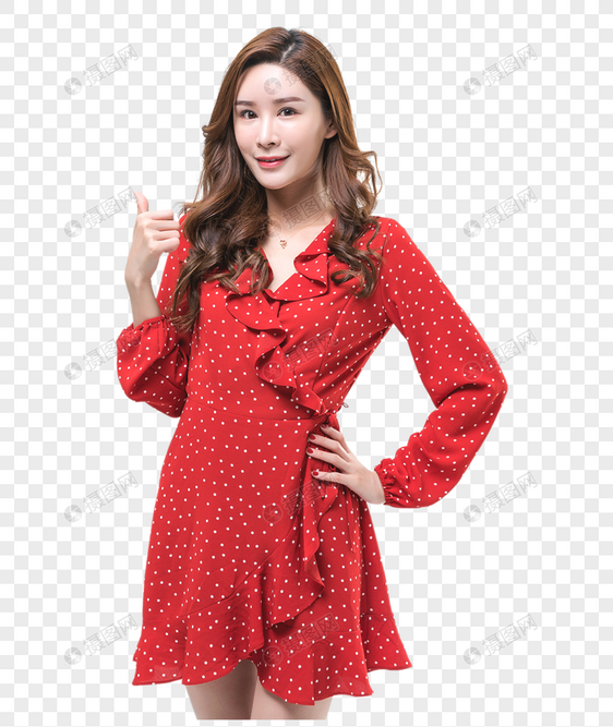 时尚青年女性形象展示