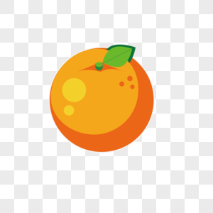 手绘水果橘子高清图片