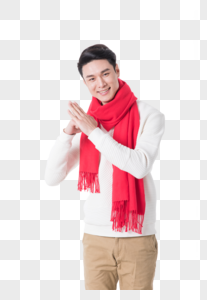 拜年习俗的由来元素素材
