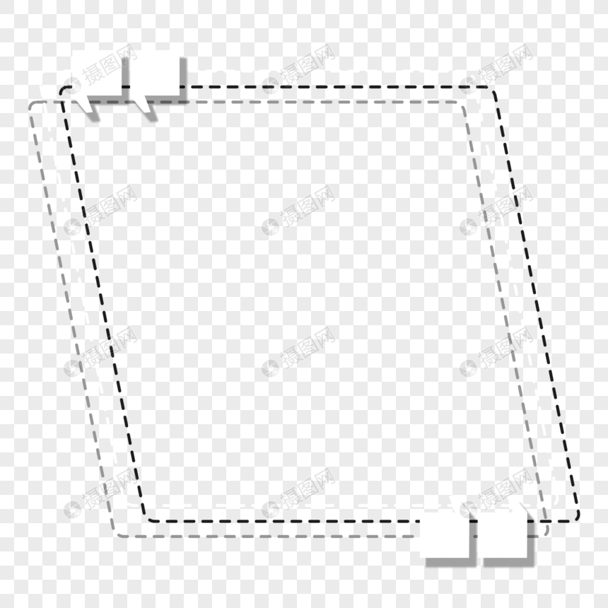 引用虚线边框图片