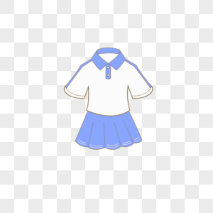 学生卡通夏季服饰校服女图片