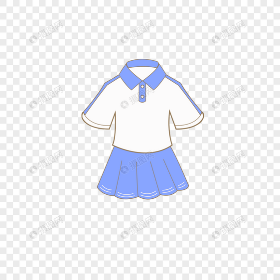 学生卡通夏季服饰校服女