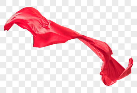 红色绸带国庆节喜庆图片
