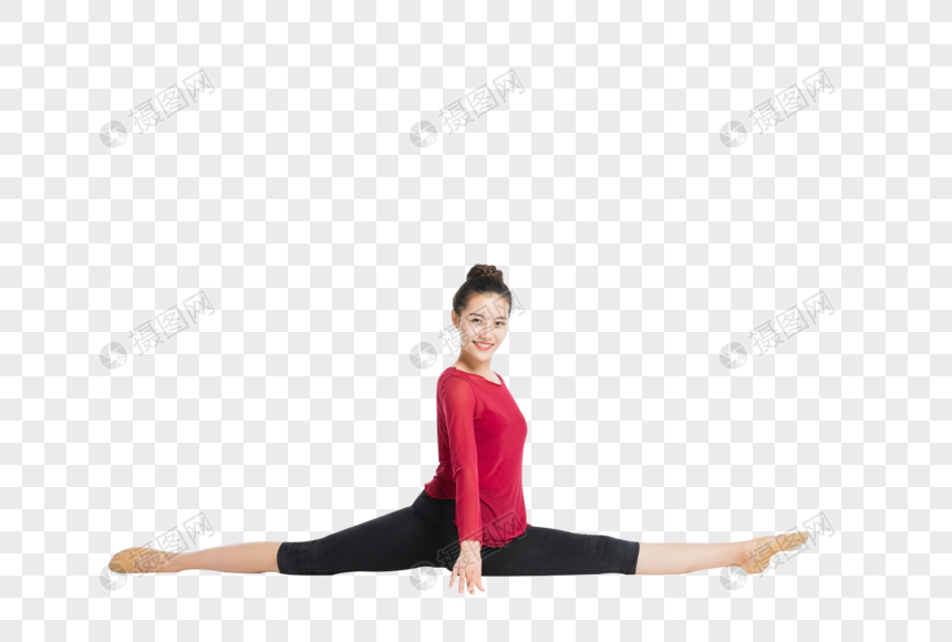 舞蹈美女劈叉
