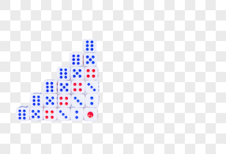 商业创意骰子指数变化摆拍图片