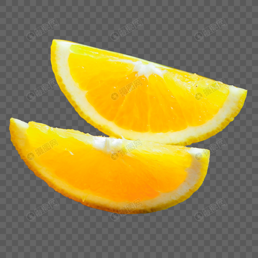 橙子切块图片