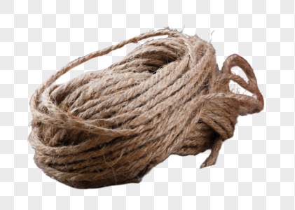 简约家居一款棕色的细麻绳素材