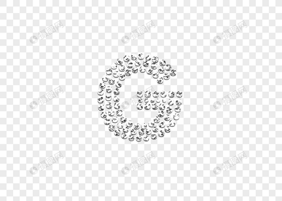 钻石字体G图片