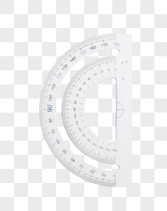 量角器文具尺子高清图片