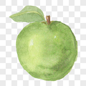 苹果手绘青苹果高清图片
