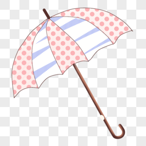 伞花伞手绘雨伞高清图片