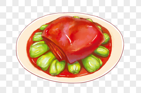 美食酱方元素中国菜高清图片