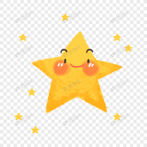 卡通星星元素素材