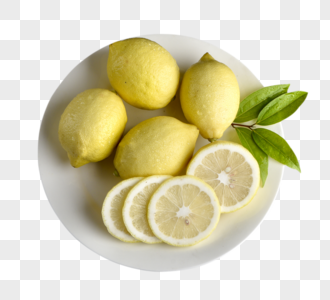 新鲜的黄柠檬图片