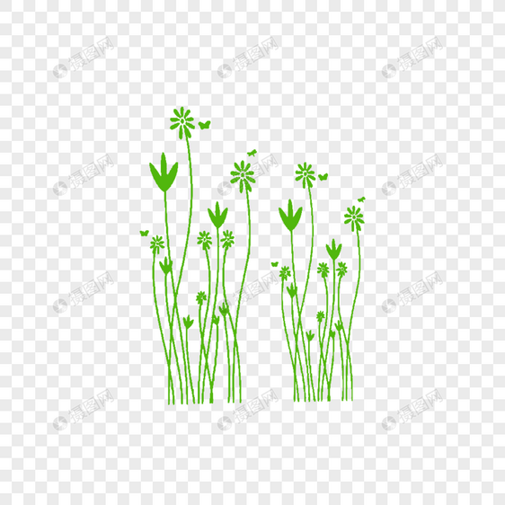 小花小草纹理
