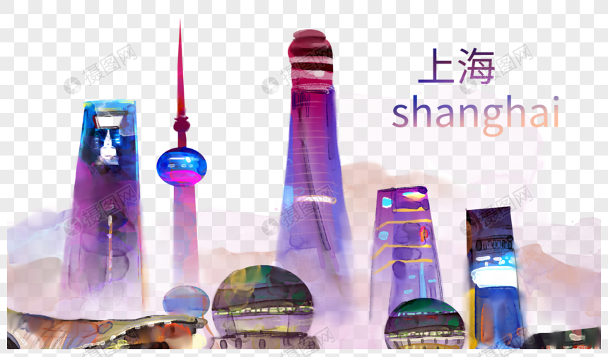 上海地标建筑素材图片