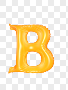 气球字母B图片