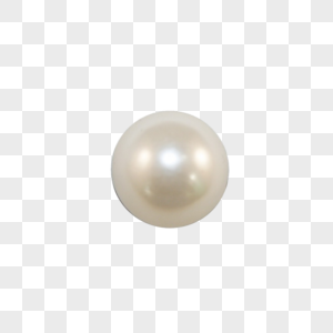 珍珠简洁白色球高清图片