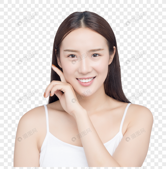 美容女性面部形象